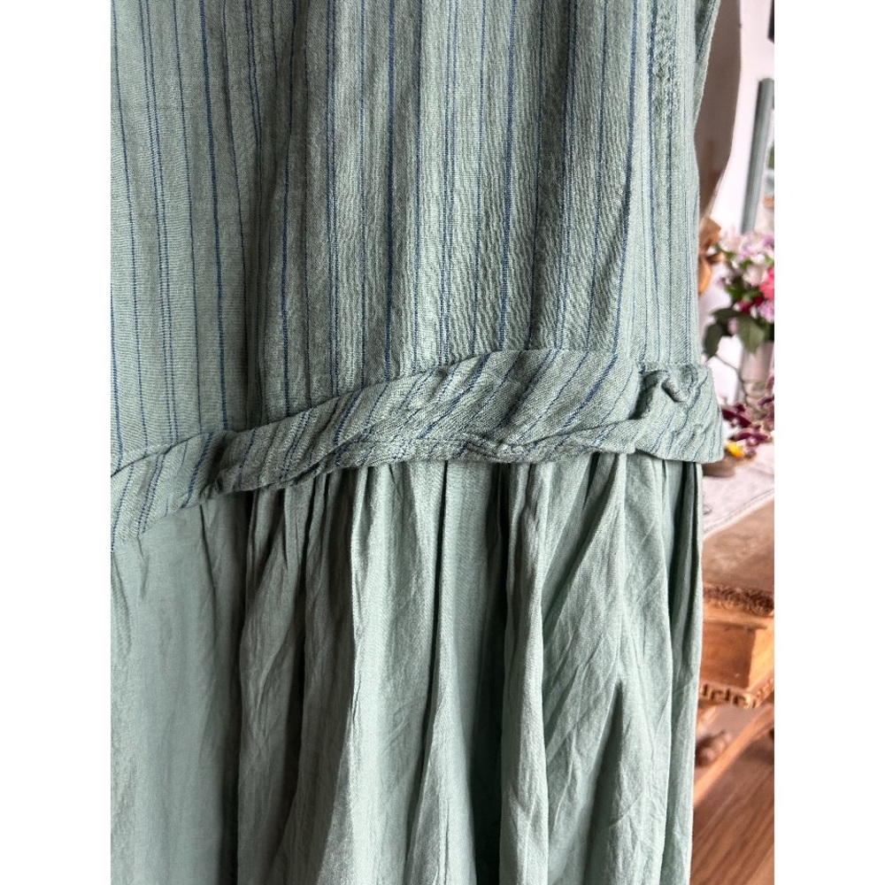 Blue Fish Handmade French Stripes Tank Dress Cottage Core Beauty! ✨🌸 - Picture 5 of 5